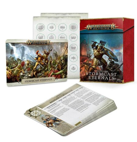 Warhammer Age of Sigmar Warscroll Cards: Stormcast Eternals