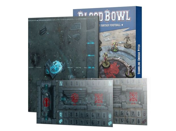 Warhammer Blood Bowl Shambling Undead Pitch & Dugouts