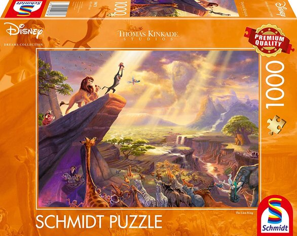 Schmidt Puzzel Disney De Leeuwenkoning, 1000 stukjes