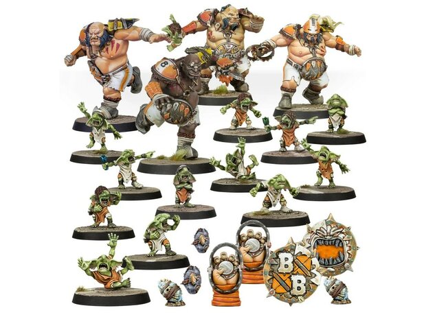 Warhammer Blood Bowl Ogre Team: Fire Mountain Gut Busters