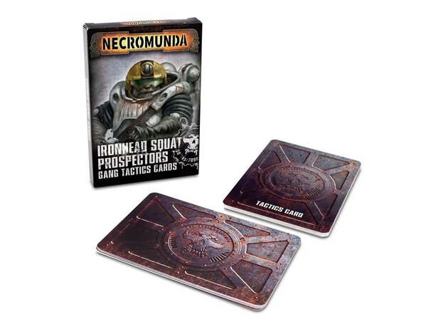 Warhammer Necromunda Ironhead Squat Prospectors Gang Tactics Cards