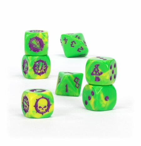 Warhammer Blood Bowl Snotling Team Dice Set