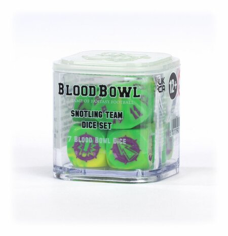 Warhammer Blood Bowl Snotling Team Dice Set