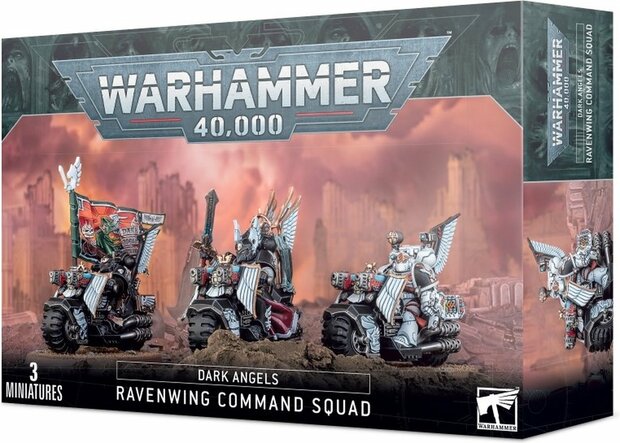 Warhammer 40,000 Dark Angels Ravenwing Command Squad (Black Knights)