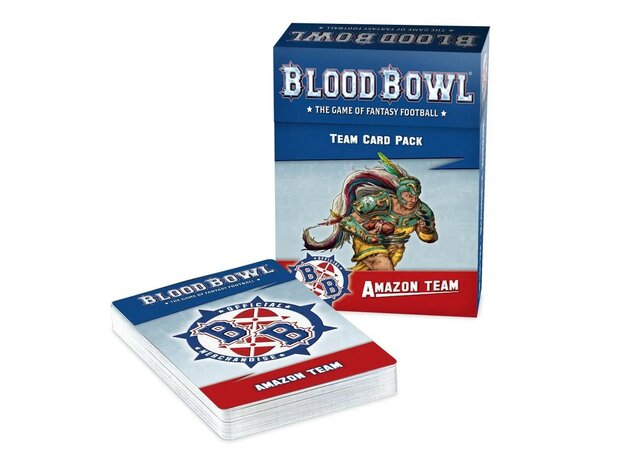 Warhammer Blood Bowl Amazon Team Card Pack