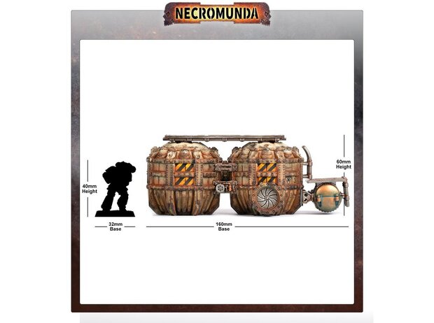 Warhammer Necromunda Promethium Tanks Refuelling Station