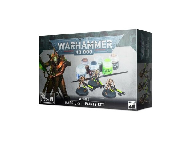 Warhammer 40,000 Necrons: Warriors + Paints Set