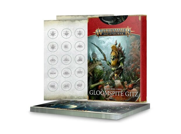 Warhammer Age of Sigmar Warscroll Cards: Gloomspite Gitz