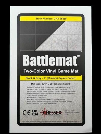 CHX 96480 Reversible Battlemat Black & Grey