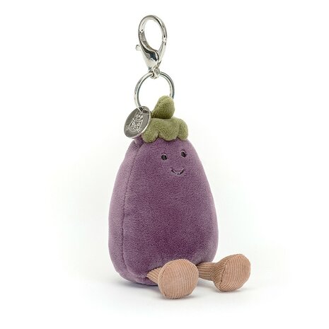 Jellycat Vivacious Aubergine Bag Charm