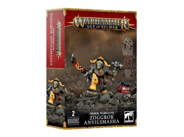 Warhammer Age of Sigmar Orruk Warclans: Zoggrok Anvilsmasha