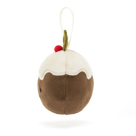 Jellycat Festive Folly Christmas Pudding 7 cm