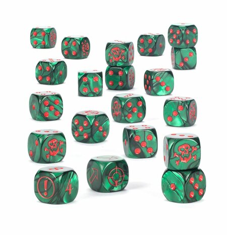 Warhammer The Old World  Orc & Goblin Tribes Dice Set