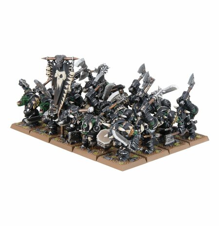 Warhammer The Old World Orc & Goblin Tribes Black Orc Mob