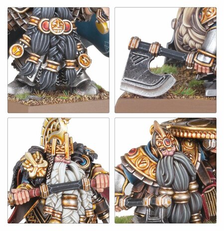 Warhammer The Old World Dwarfen Mountain Holds: Dwarf Lords with Shieldbearers