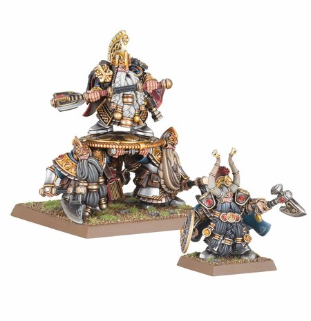 Warhammer The Old World Dwarfen Mountain Holds: Dwarf Lords with Shieldbearers