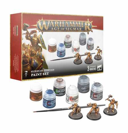 Warhammer Age of Sigmar Stormcast Eternals Paint Set