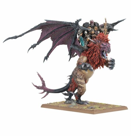 Warhammer The Old world Warriors of Chaos : Chaos Lord on Manticore