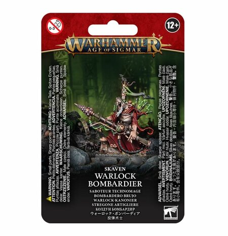 Warhammer Age of Sigmar Skaven Warlock Bombardier