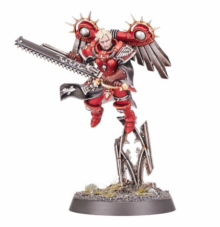 Warhammer 40,000 Adepta Sororitas Canoness with jump pack