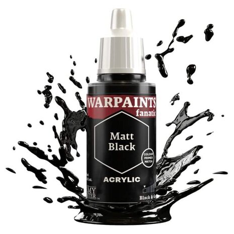 The Army Painter Warpaints Fanatic: Matt Black Acrylic 