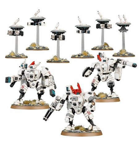 Warhammer 40,000 T'au Empire:  Crisis Battlesuits