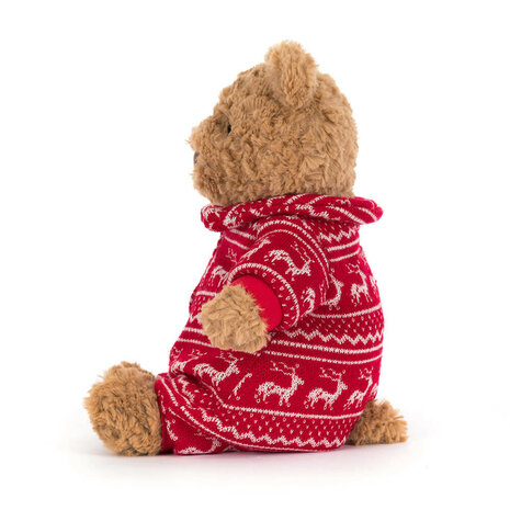 Jellycat Bartholomew Bear Winter Pyjamas