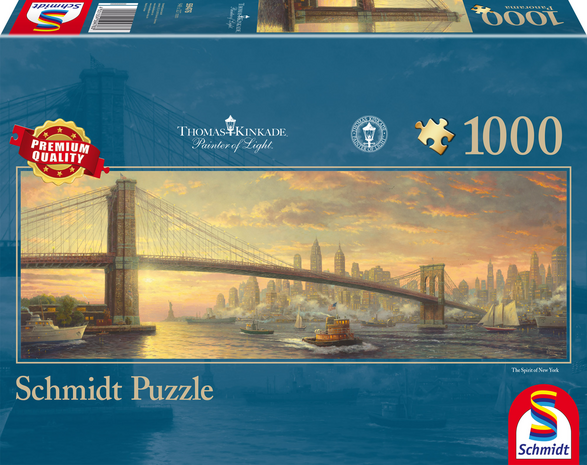 Schmidt Puzzel Panorama Kinkade New York