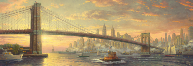 Schmidt Puzzel Panorama Kinkade New York