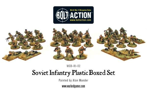 Bolt Action Soviet infantry