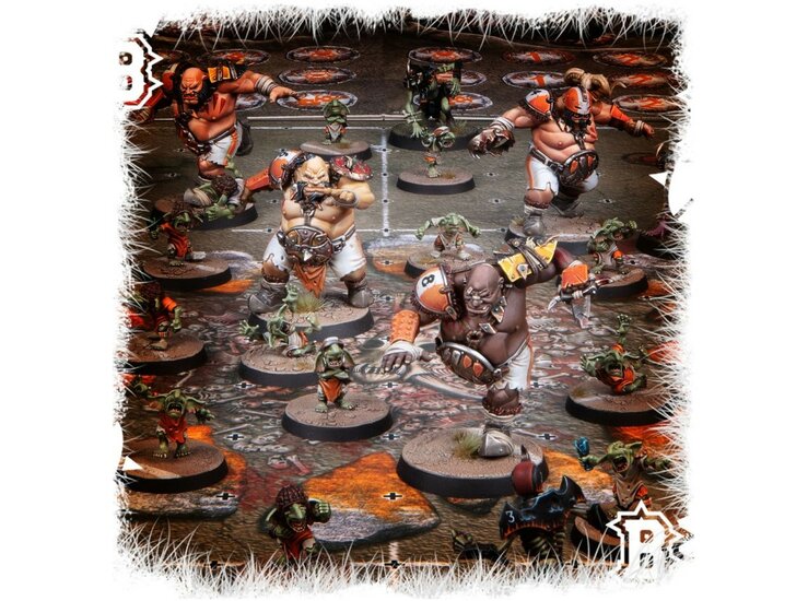 Warhammer Blood Bowl Ogre Team: Fire Mountain Gut Busters | Het